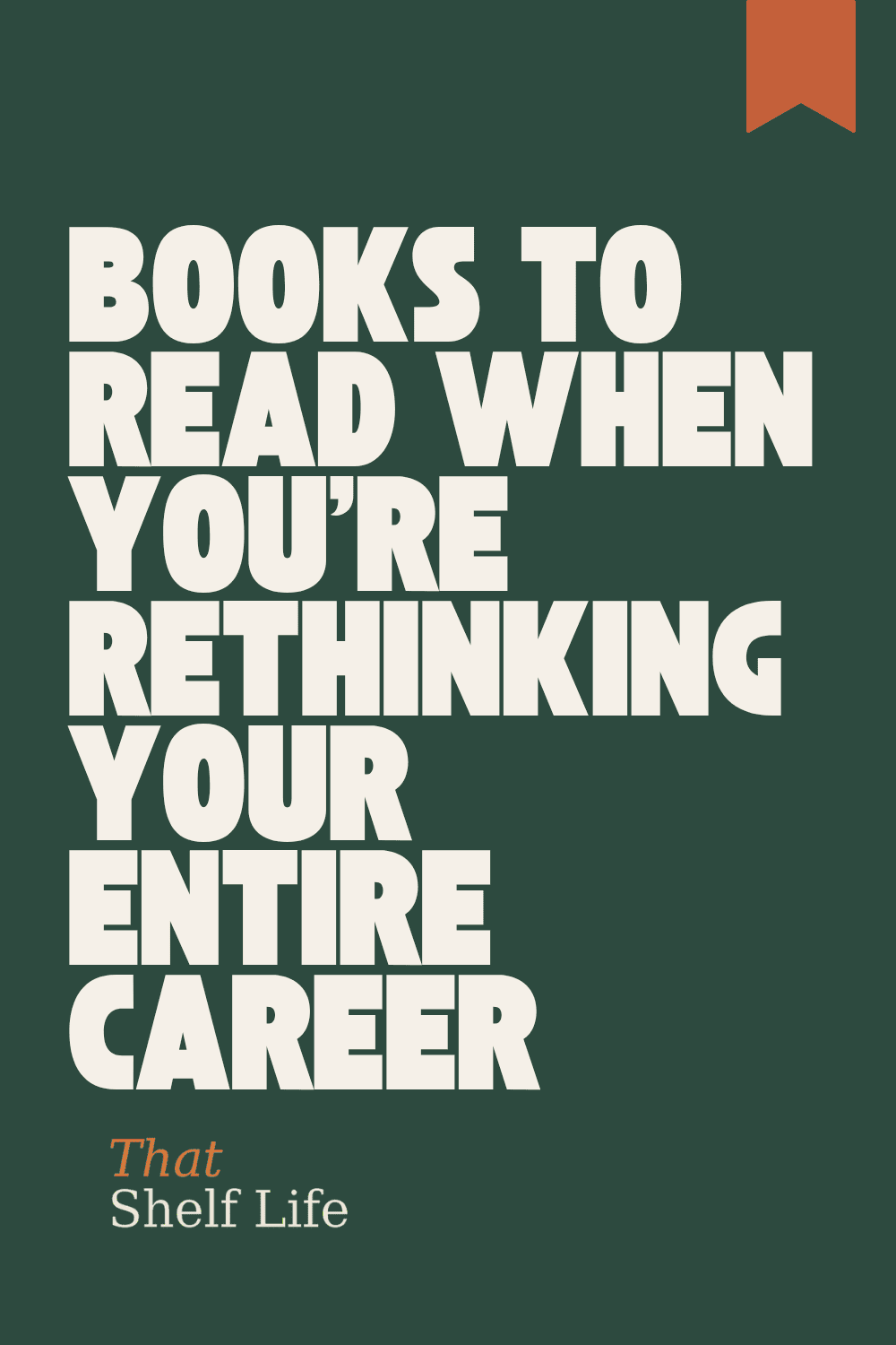 books to read when rethinking your career